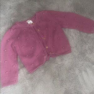 🌈 Carter’s Knit Sweater Sz 18M Muave Pink Winter Gear